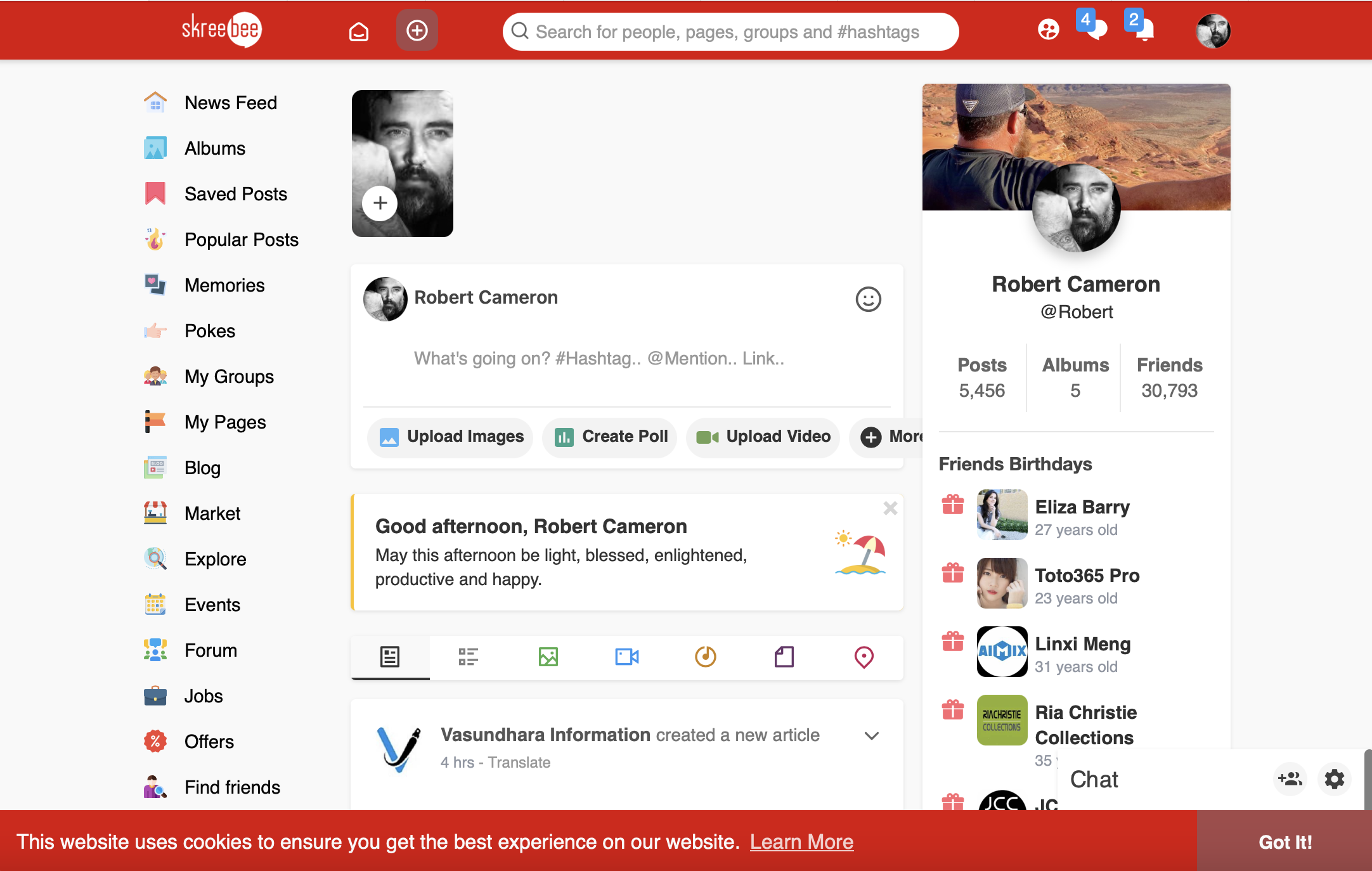 Social Media Network Solution