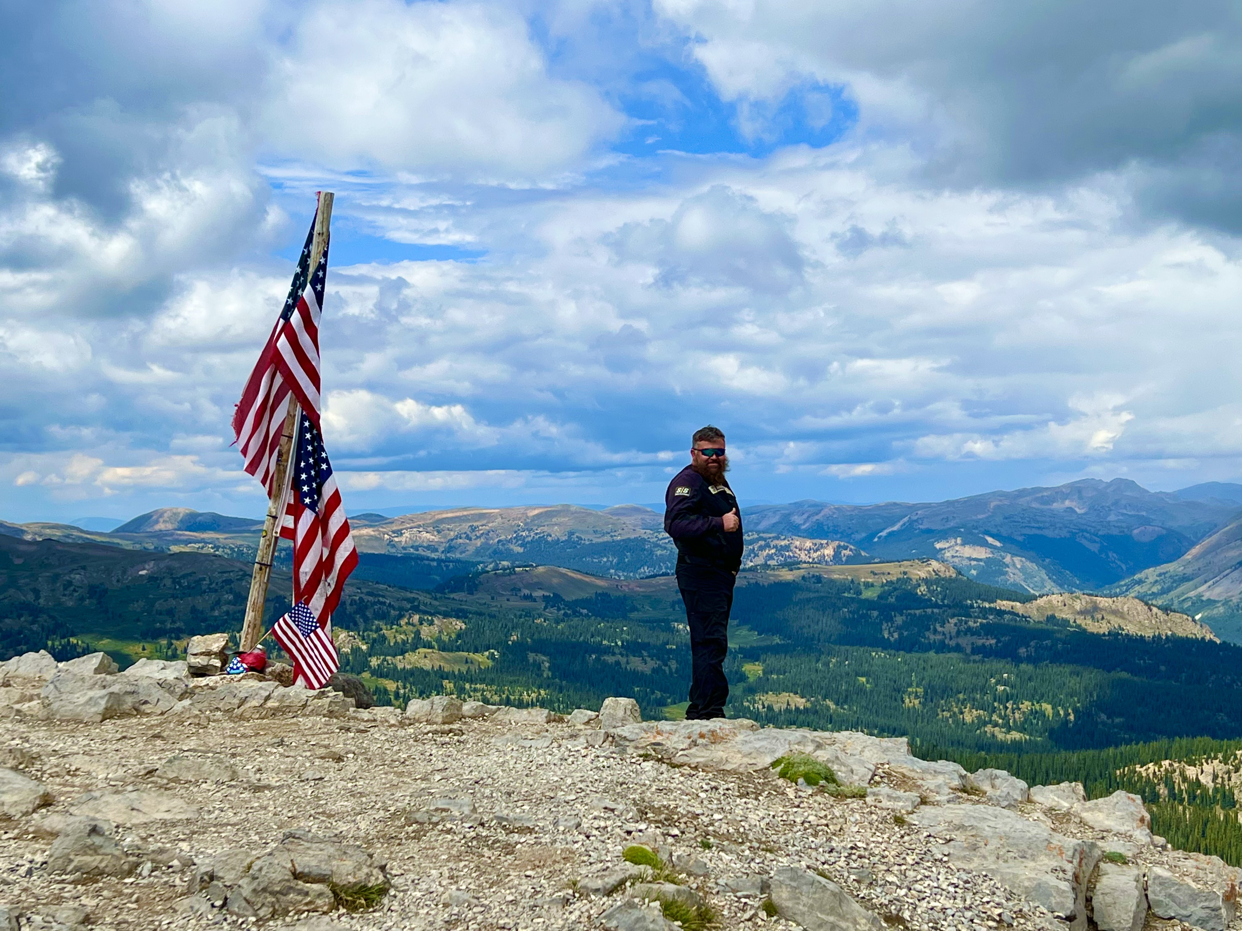Four-wheeler on trail