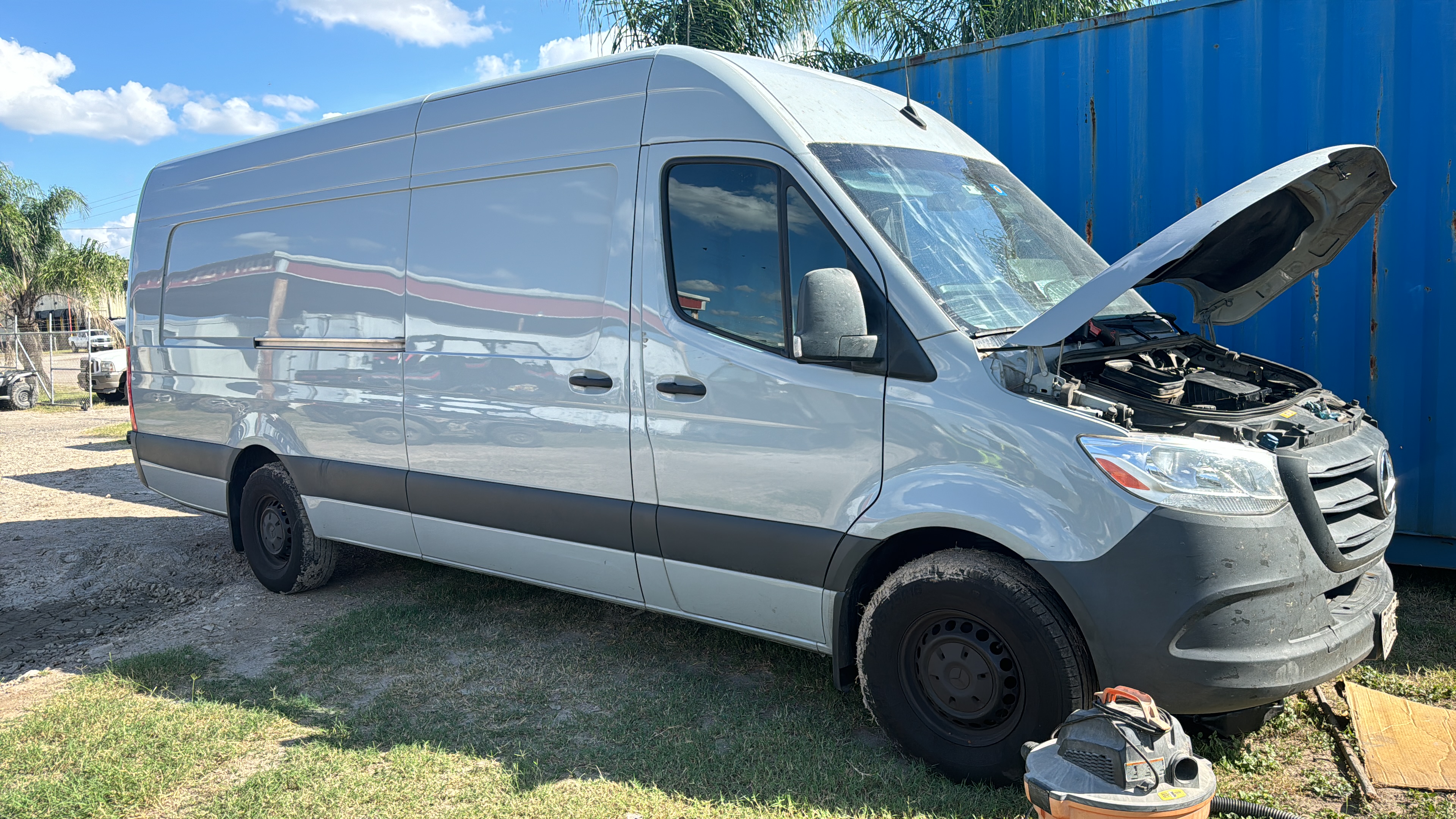 2023 Mercedes-Benz Sprinter Cargo Van Outside Shop